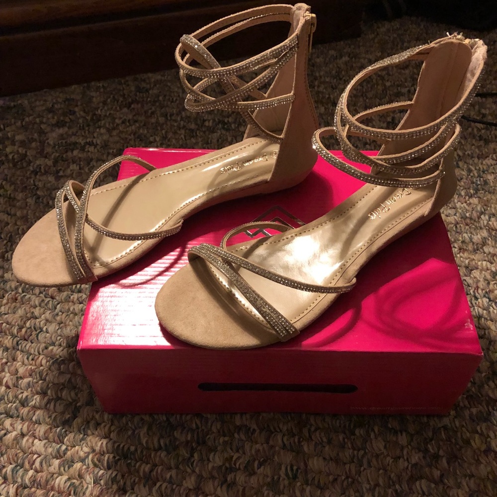 Cute rhinestone sandals